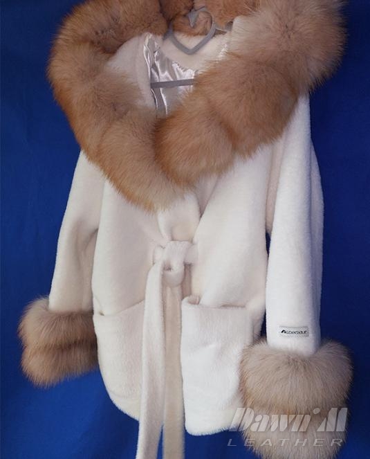 дамско кожено палто - 17