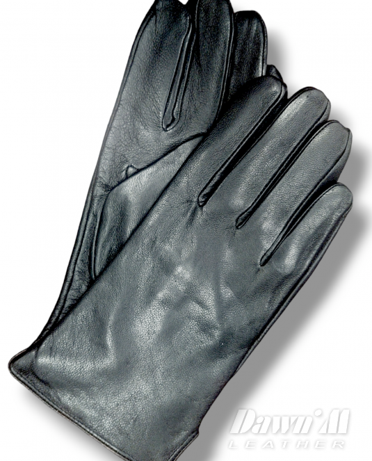 Мъжки кожени ръкавици агнешка кожа - изчистени