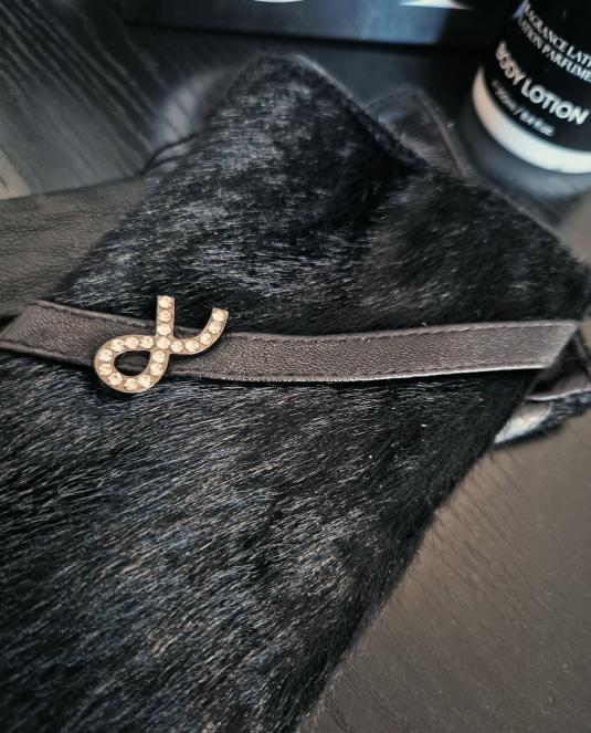 Луксозни дамски кожени ръкавици NOIR LUXE - 7