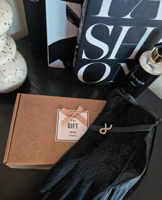 Луксозни дамски кожени ръкавици NOIR LUXE - 2