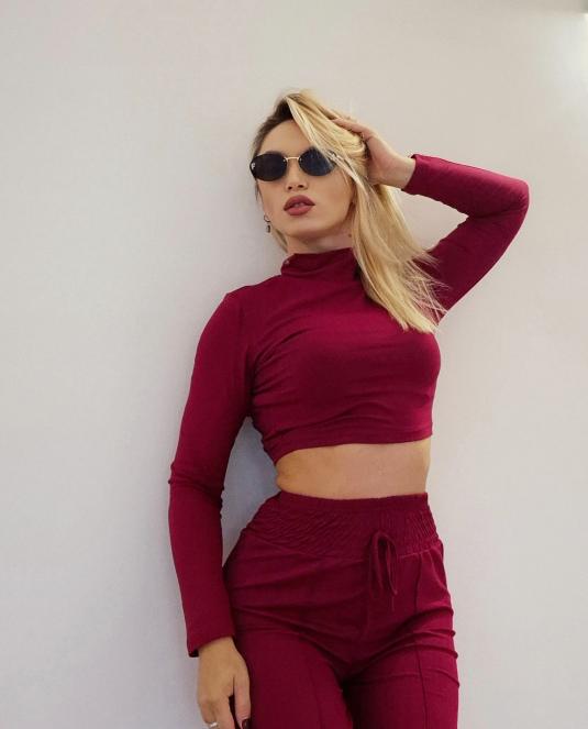 Дамски сет LUMÉA - бордо - 3