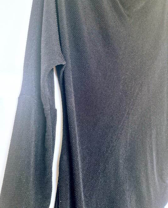 Черна рокля ASIMÉTRIA - 8