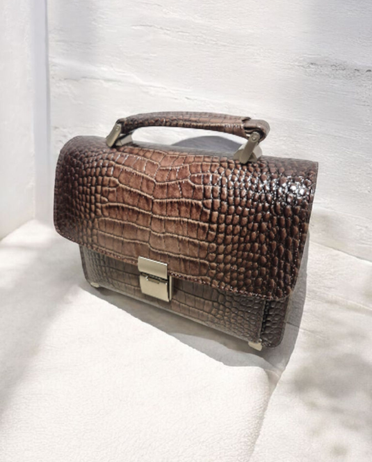 Луксозна мъжка кожена чанта- борсета