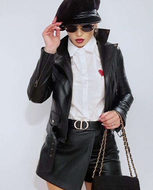 дамски кожен каскет - 2