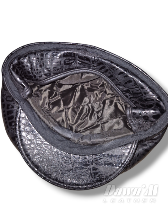 дамски кожен каскет - 4