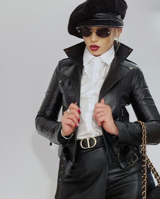 дамски кожен каскет - 1