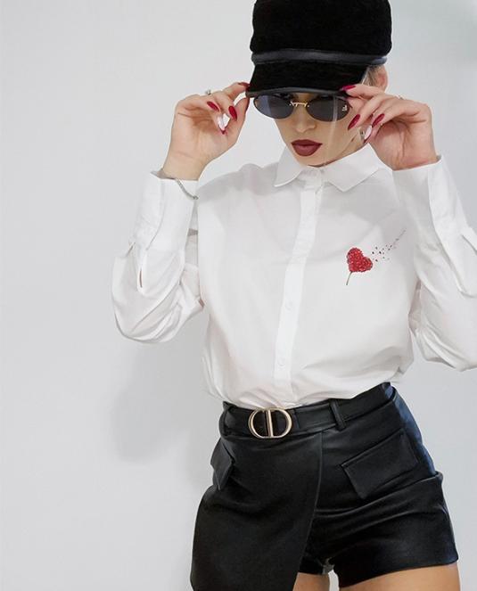 дамски кожен каскет - 1