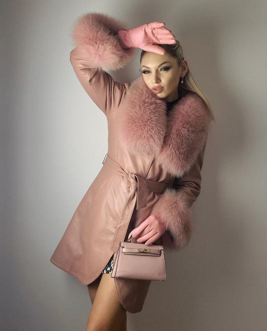 Дамско кожено палто  Dream