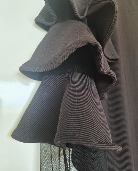 къса черна рокля - 14