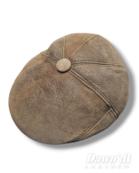 VULCAN LEATHER CAP – Brown Edition - 2
