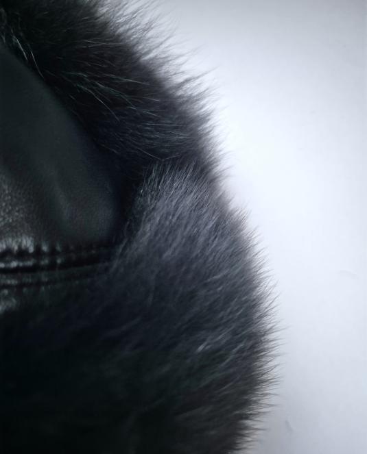 дамска кожена шапка - 12