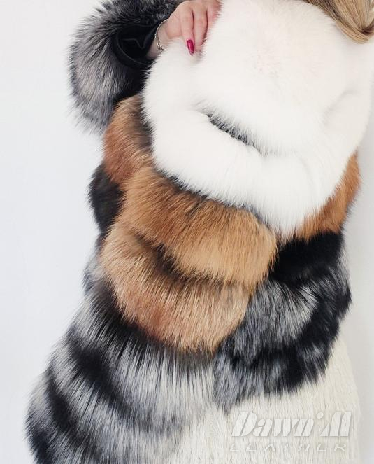 дамски кожух от лисица - 1