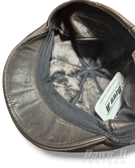 мъжки кожен каскет - 3