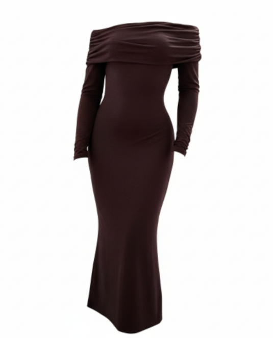 Дамска рокля с открити рамена Desert Mus