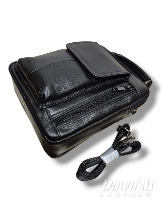 Мъжка кожена чанта - 6