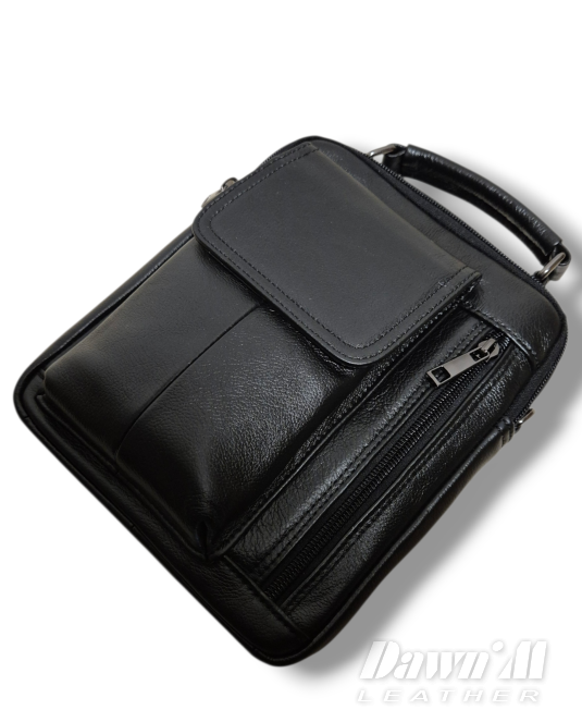 Мъжка кожена чанта - 1