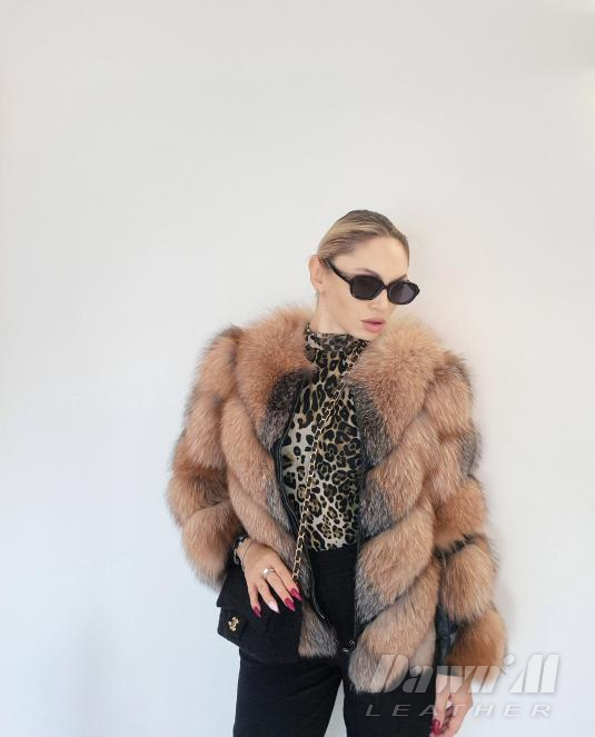 дамско кожено яке - 4