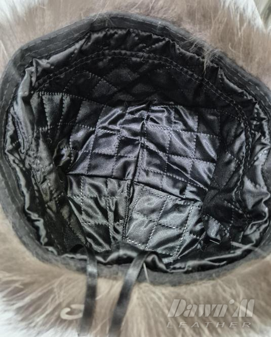 Луксозна дамска шапка от лисица Silver Fox Queen - 5