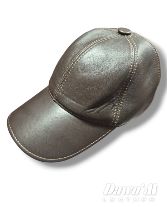 Мъжката кожена бейзболна шапка URBAN LEATHER