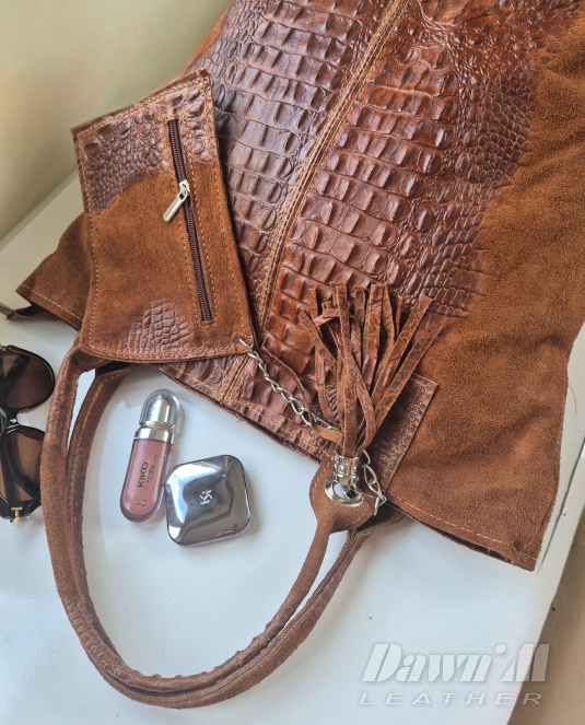 дамска кожена чанта - 1