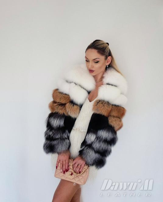 дамски кожух от лисица - 8