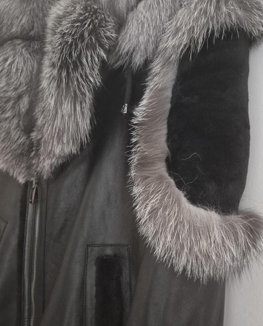 Мъжки луксозен кожух от естествена кожа DAWN`M TITAN - 12