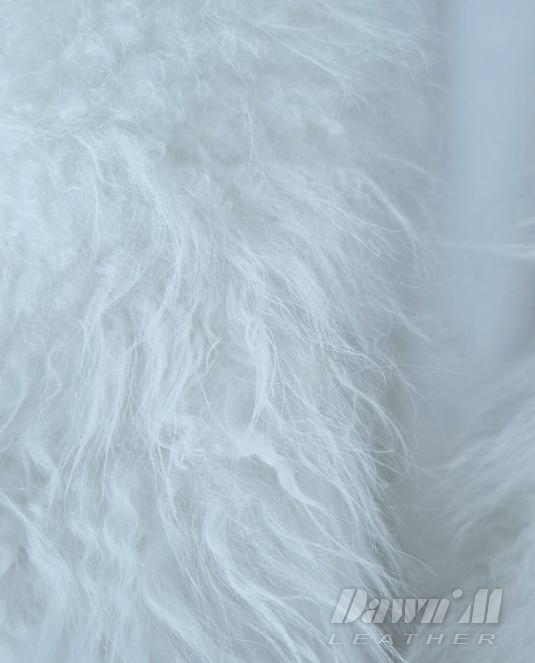 бял кожух естествена кожа - 12