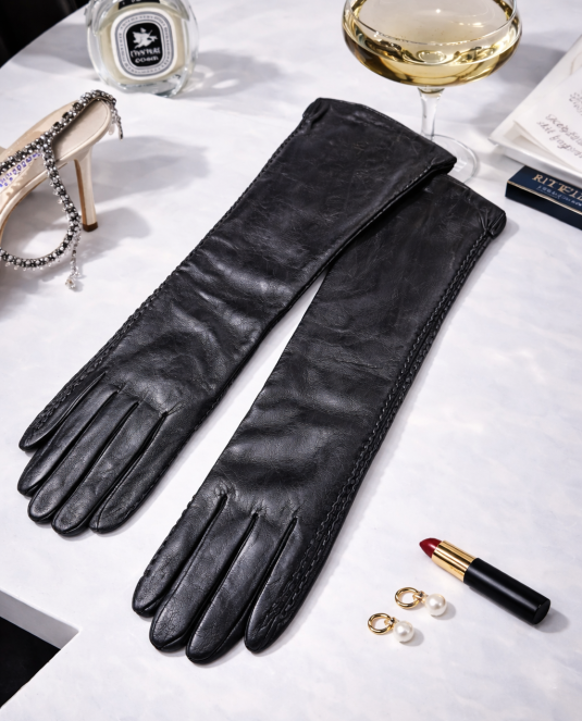 Дамски кожени ръкавици Iconic Leather Gloves