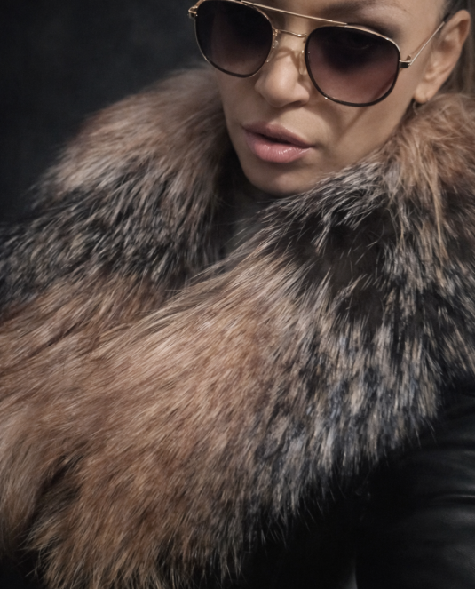 Дамско кожено яке Leather brownie - 1