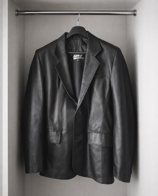 мъжко кожено сако - 2