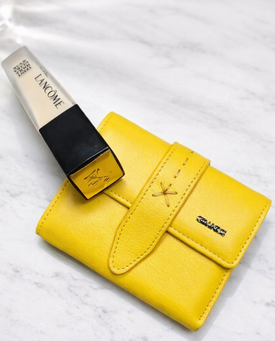 Дамско кожено портмоне GRANDE – FRESH YELLOW