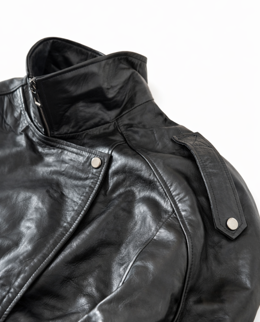 Дамско кожено яке BLACK ICON LEATHER JACKET - 13