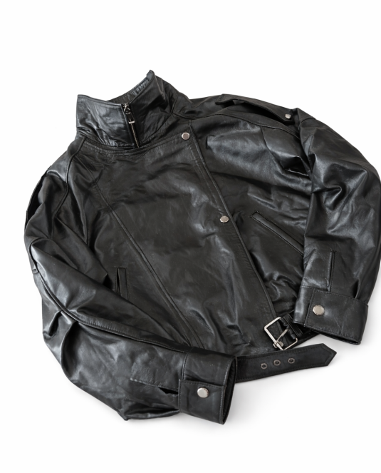 Дамско кожено яке BLACK ICON LEATHER JACKET - 12