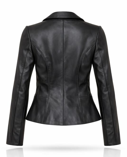 дамско кожено сако - 6