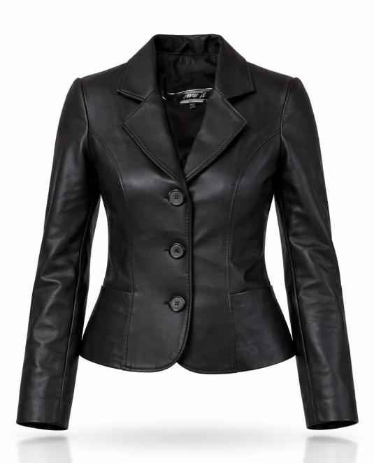 дамско кожено сако - 5