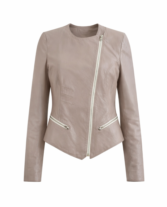 дамско кожено яке - 3