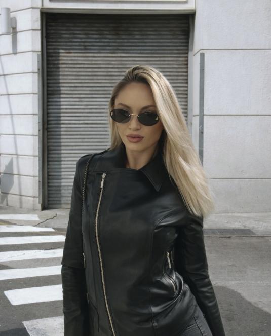 дамско кожено яке - 6