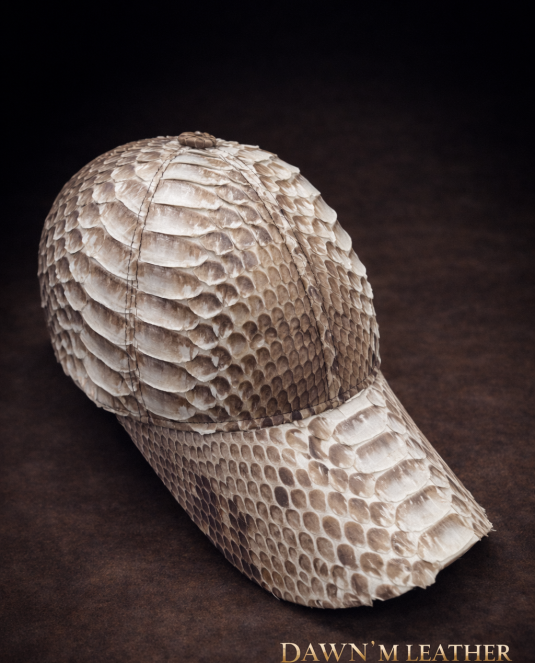 луксозна мъжко кожено шапка PITON CAP - 3