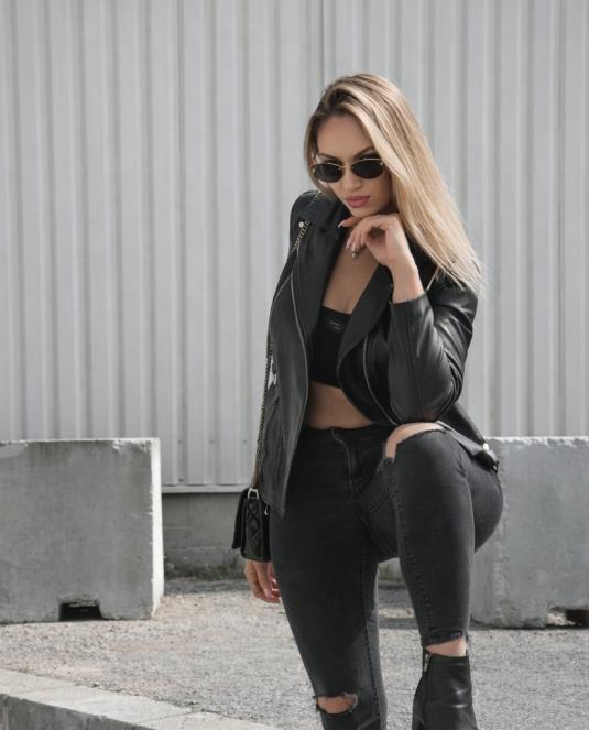 дамско кожено яке - 2