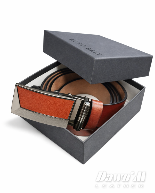 Луксозен мъжки колан от естествена кожа