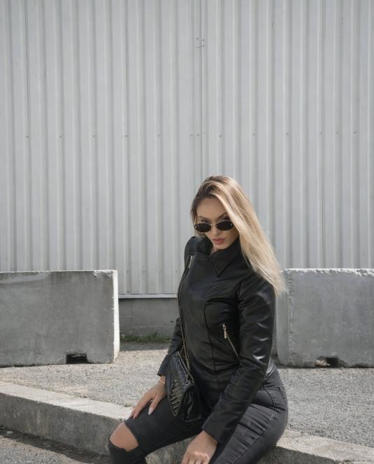 дамско кожено яке - 3