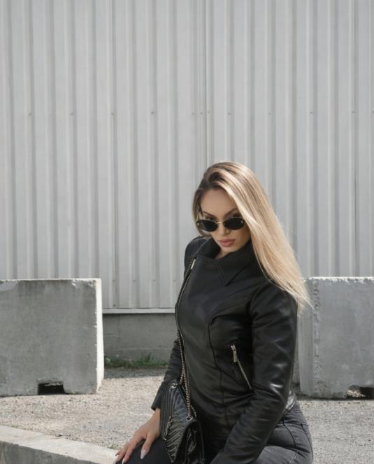 дамско кожено яке - 1