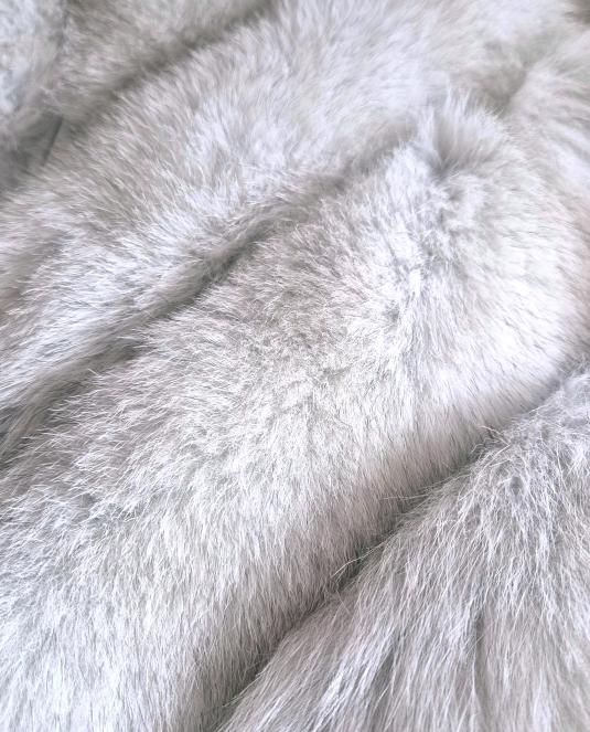 Дамски кожух лисица LUXORIA FOX WHITE - 11